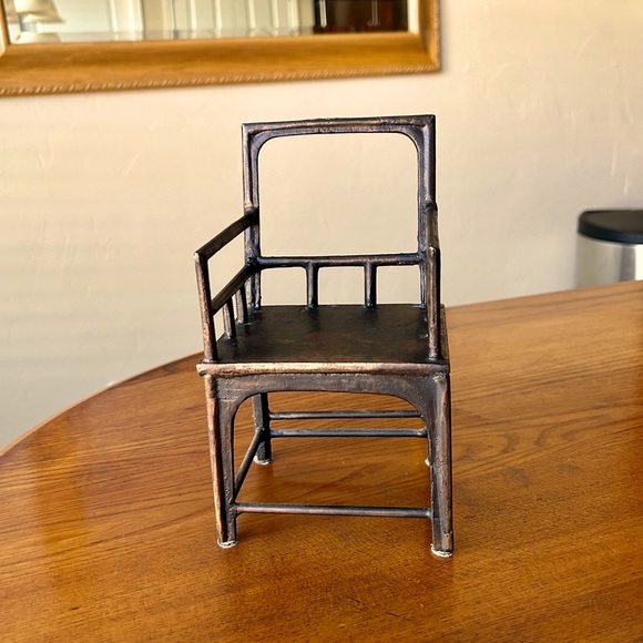 Pottery Barn Iron Miniature Chair - Picture 7 of 9